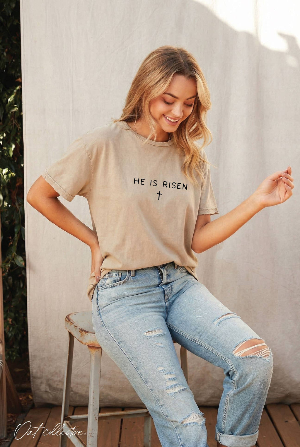 He Is Risen Mineral Graphic Top - Adult & Kids T-Shirts, Sweatshirts & Hoodies apparel design preview 1