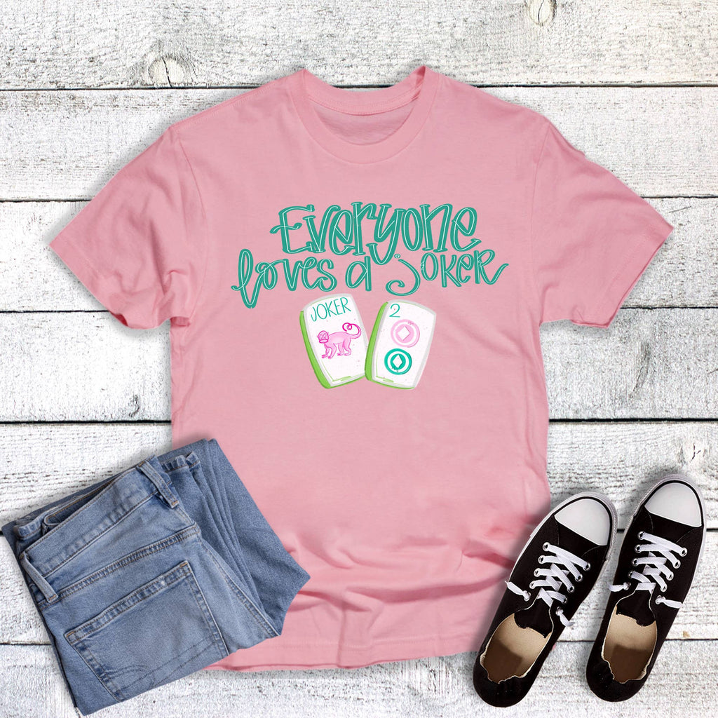 Mahjong Everyone Loves A Joker Graphic - Adult & Kids T-Shirts, Sweatshirts & Hoodies apparel design preview 1