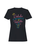 Delulu But with Tequila Humor Women's - Adult & Kids T-Shirts, Sweatshirts & Hoodies apparel design preview 1