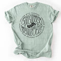Created with A Purpose On Comfort Colors Bay - Adult & Kids T-Shirts, Sweatshirts & Hoodies apparel design preview 1