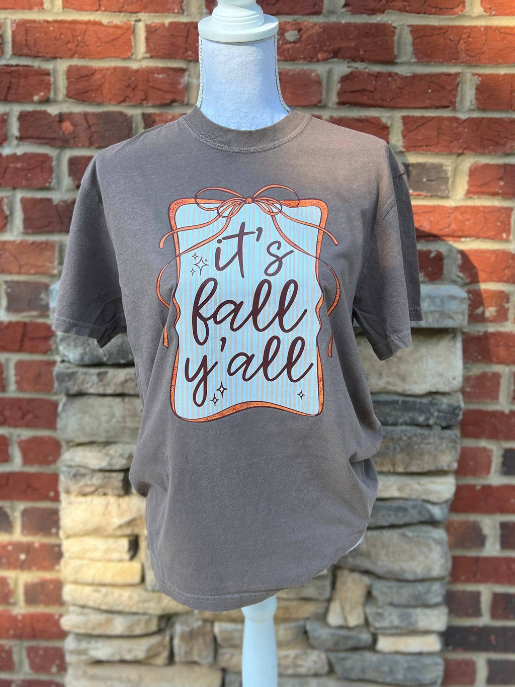 It'S Fall Y'All On Cc Espresso - Adult & Kids T-Shirts, Sweatshirts & Hoodies apparel design preview 1