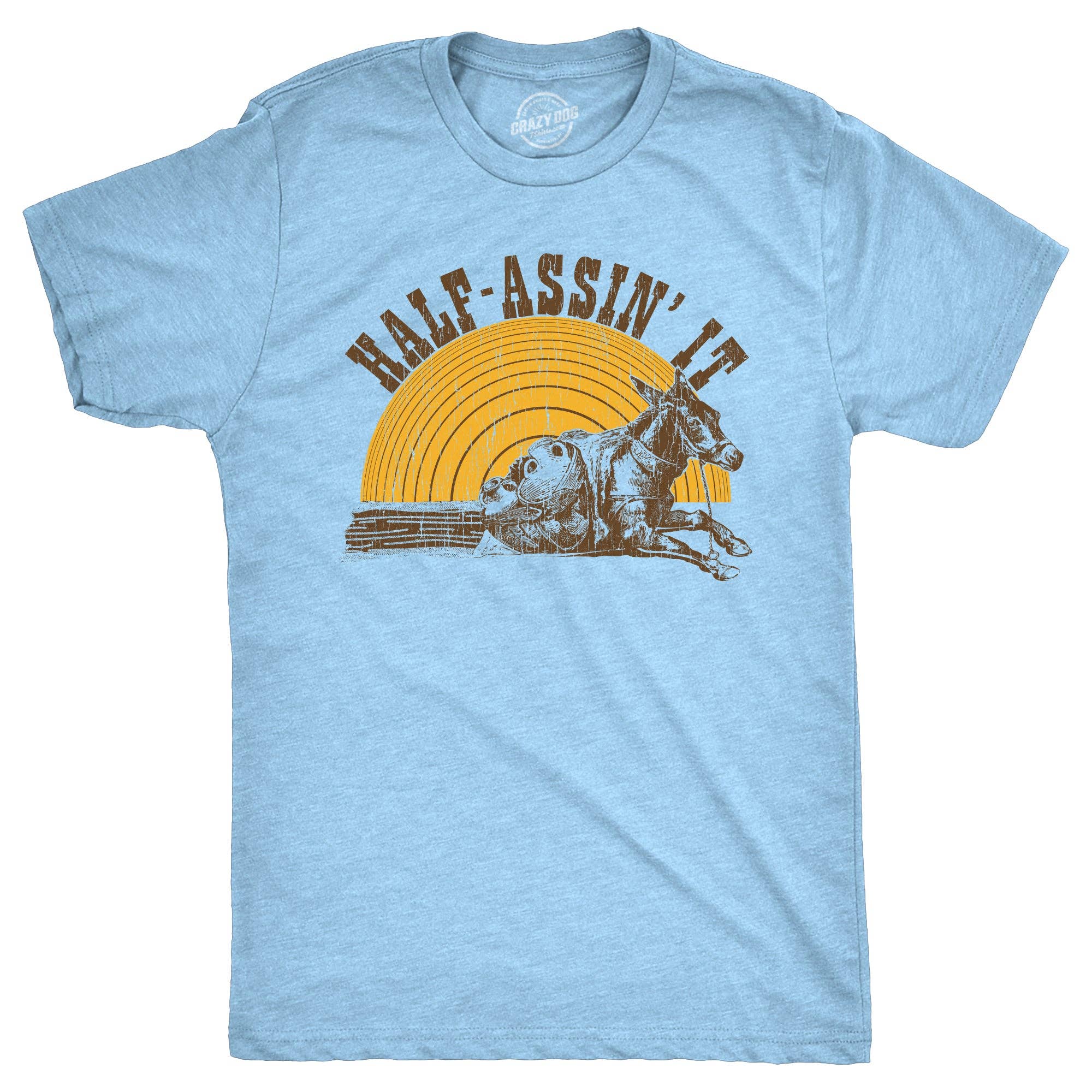 Half Assin It Men's - Adult & Kids T-Shirts, Sweatshirts & Hoodies apparel design preview 1