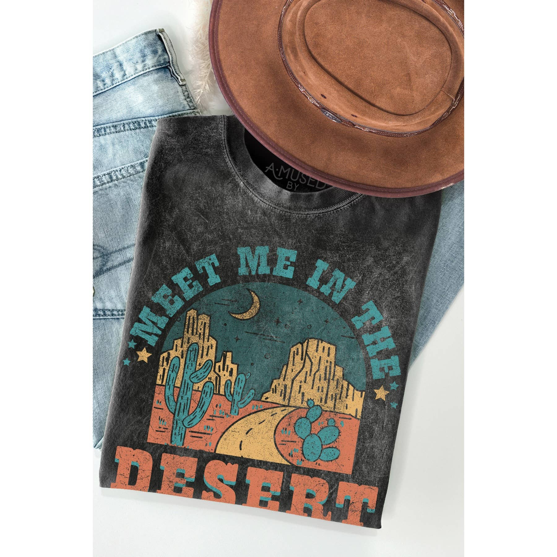 Meet Me in the Desert Mineral Wash - Adult & Kids T-Shirts, Sweatshirts & Hoodies apparel design preview 1