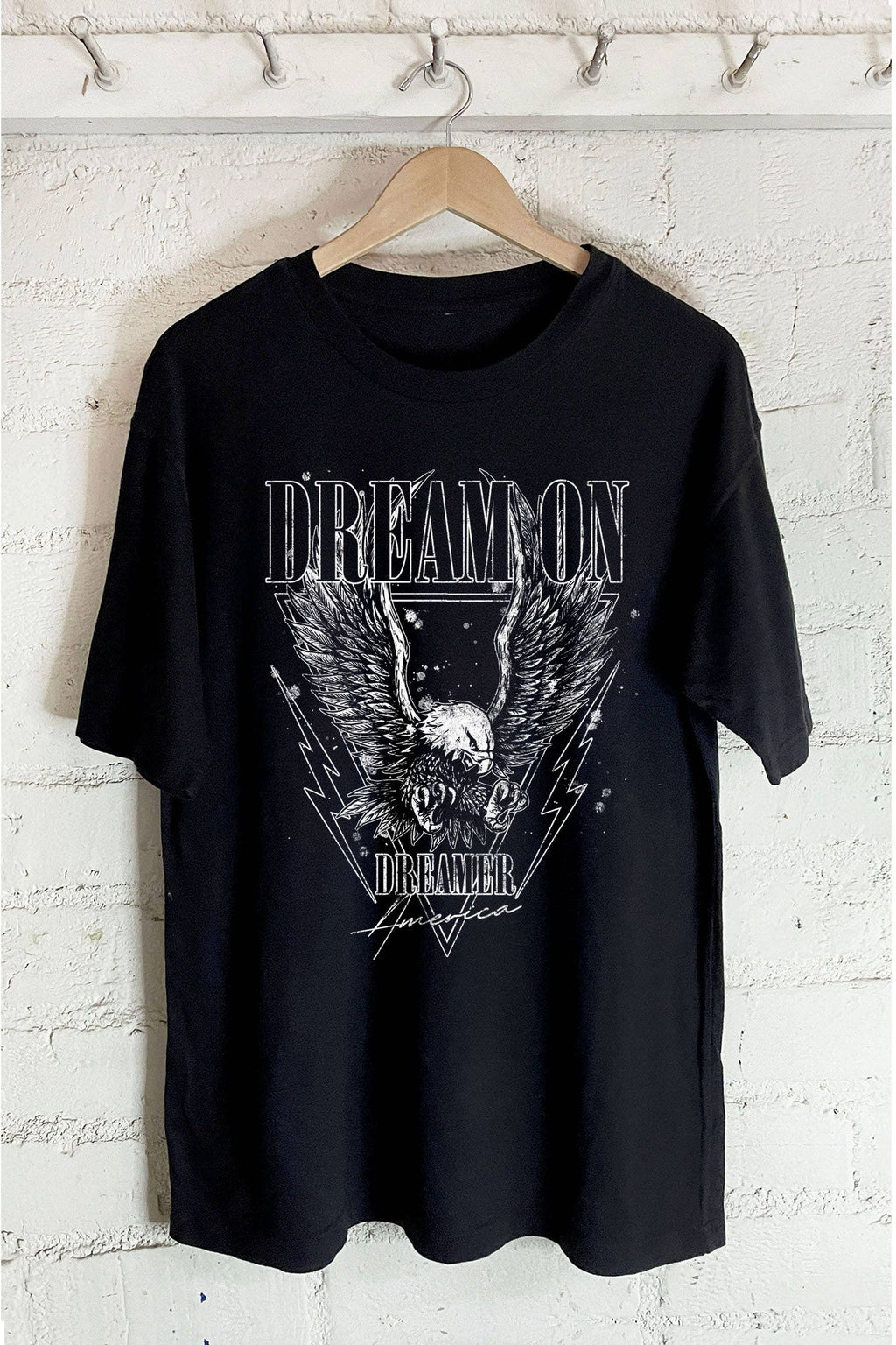 Dream On Dreamer Eagle Oversize - Adult & Kids T-Shirts, Sweatshirts & Hoodies apparel design preview 1