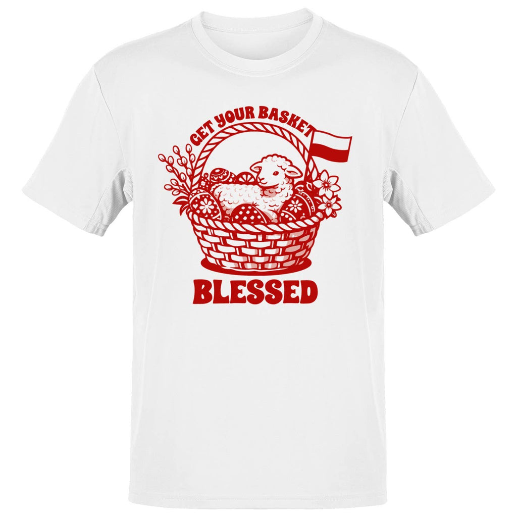 Basket Blessed Easter Lamb Men's - Adult & Kids T-Shirts, Sweatshirts & Hoodies apparel design preview 1
