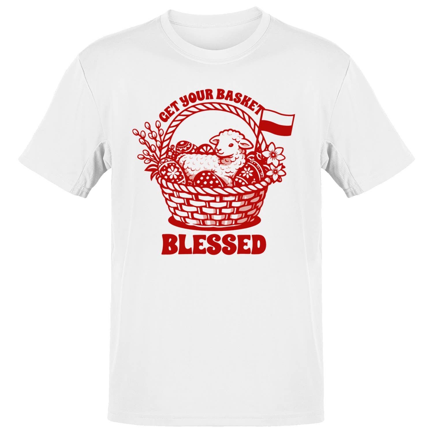 Basket Blessed Easter Lamb Men's - Adult & Kids T-Shirts, Sweatshirts & Hoodies apparel design preview 1