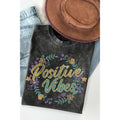 Positive Vibes Mineral Wash - Adult & Kids T-Shirts, Sweatshirts & Hoodies apparel design preview 1