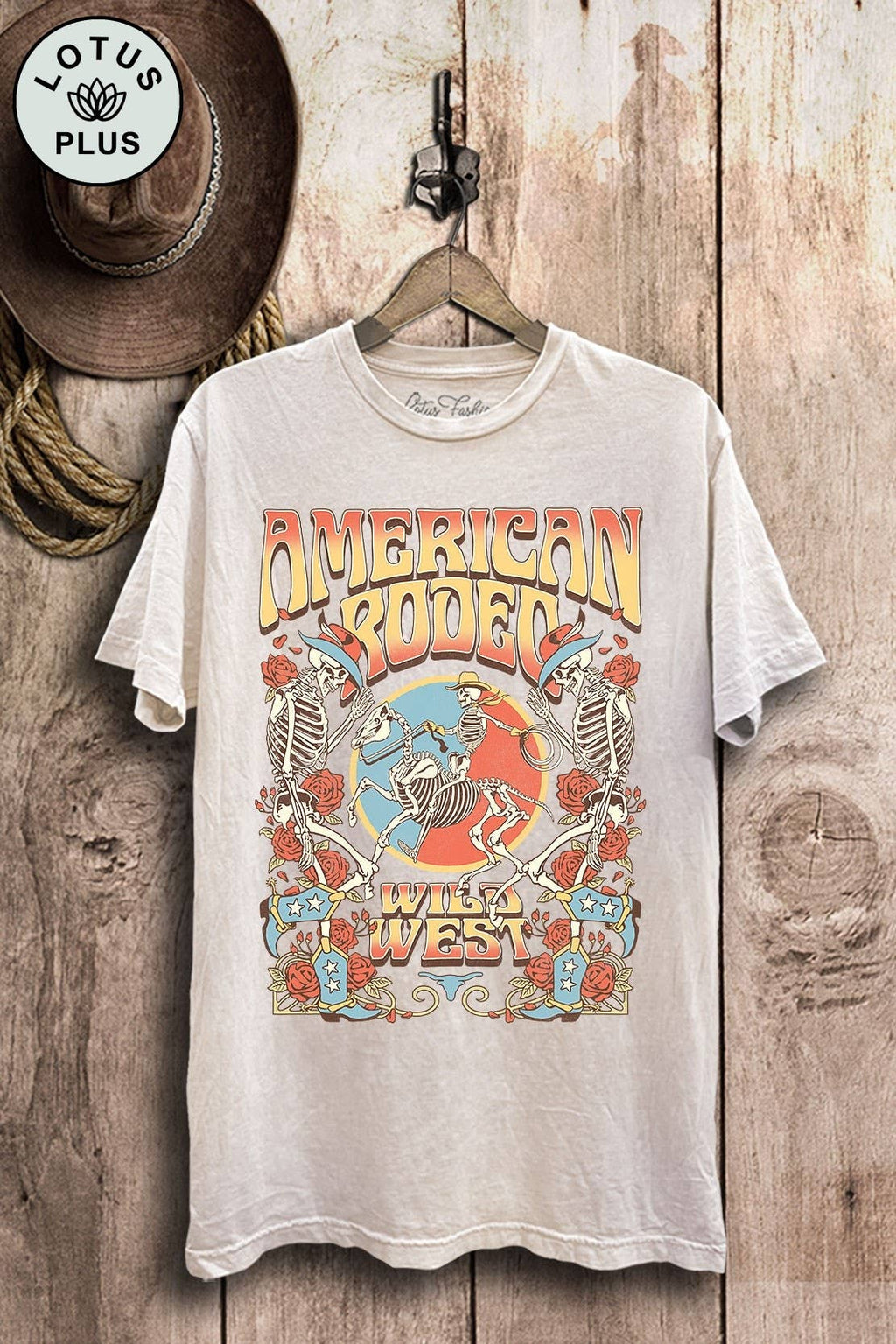 American Rodeo Wild West Graphic Top - Adult & Kids T-Shirts, Sweatshirts & Hoodies apparel design preview 1