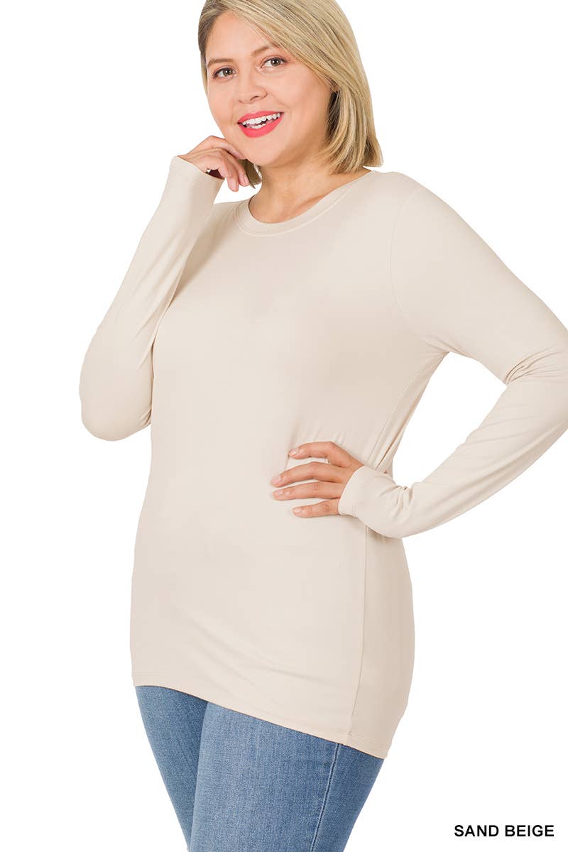 ...Plus Brushed Microfiber Round Neck - Adult & Kids T-Shirts, Sweatshirts & Hoodies apparel design preview 1