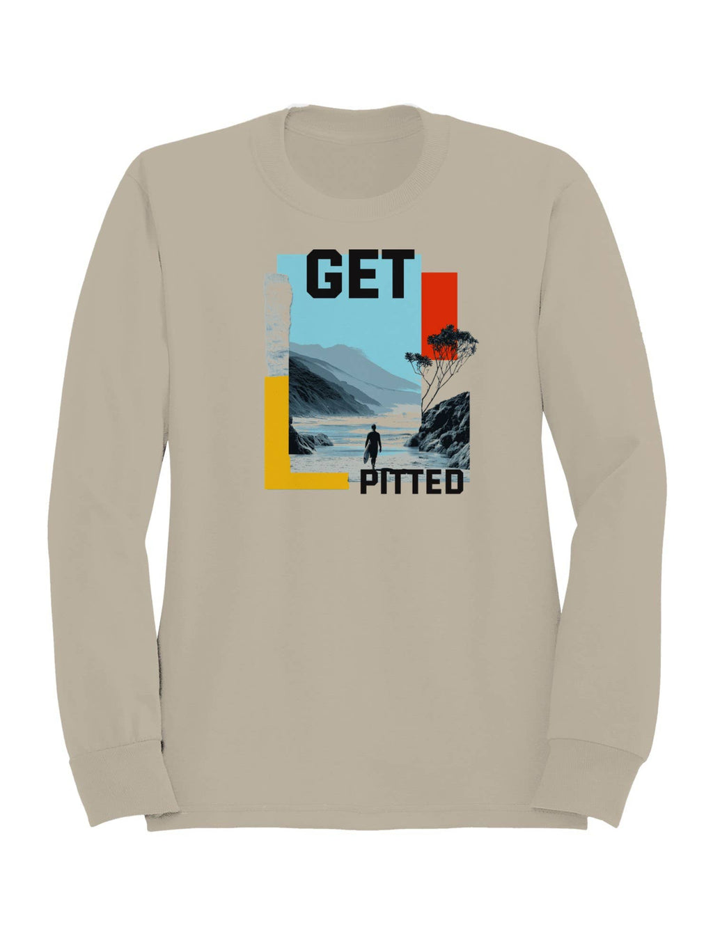 Get Pitted Surf Adventure Art Men's - Adult & Kids T-Shirts, Sweatshirts & Hoodies apparel design preview 1