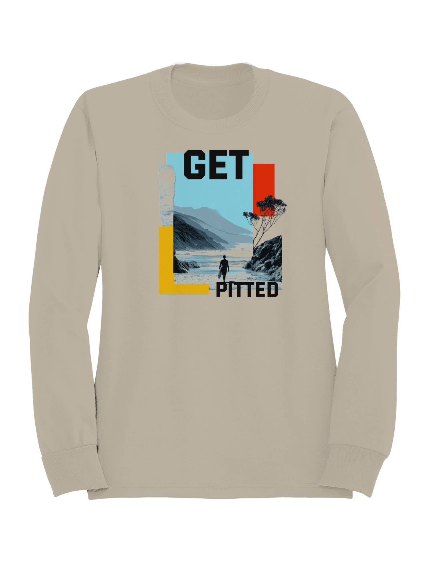 Get Pitted Surf Adventure Art Men's - Adult & Kids T-Shirts, Sweatshirts & Hoodies apparel design preview 1