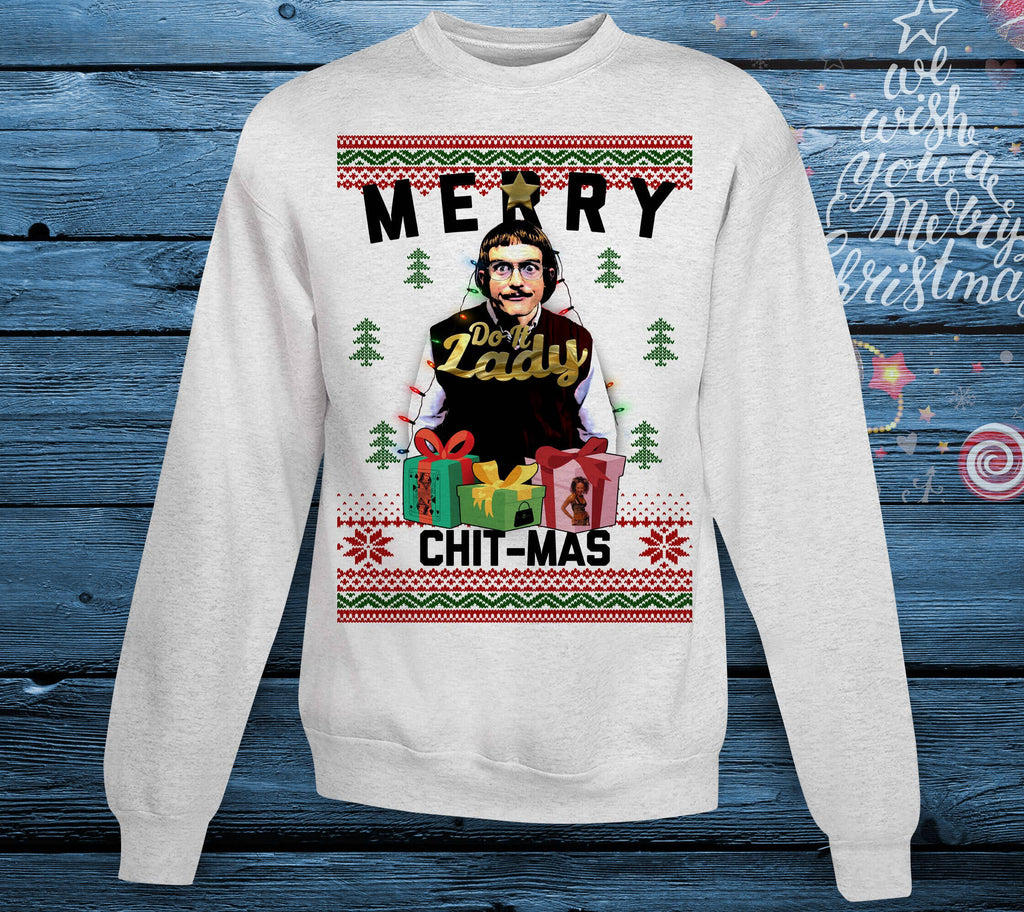 Merry Chit-Mas Ugly Christmas Chit Funny Meme - Adult & Kids T-Shirts, Sweatshirts & Hoodies apparel design preview 1