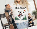 He Is Rizzen' Funny Jesus Easter - Adult & Kids T-Shirts, Sweatshirts & Hoodies apparel design preview 1