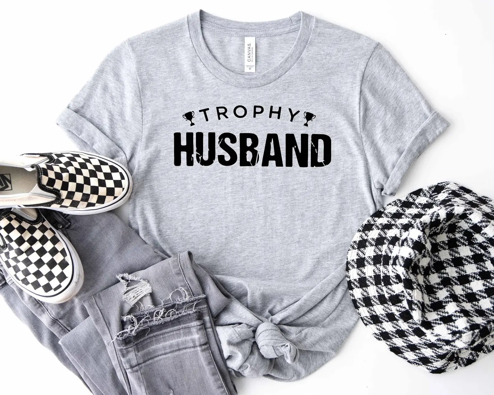 Trophy Husband - Adult & Kids T-Shirts, Sweatshirts & Hoodies apparel design preview 1