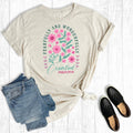 Faith Floral Fearfully and Wonderfully Created - Adult & Kids T-Shirts, Sweatshirts & Hoodies apparel design preview 1
