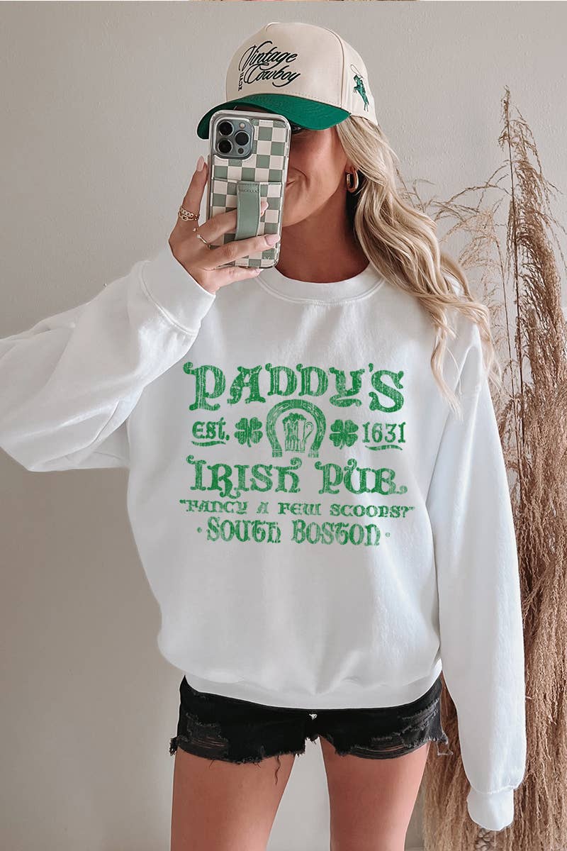 Paddys Irish Pub Graphic - Adult & Kids T-Shirts, Sweatshirts & Hoodies apparel design preview 1