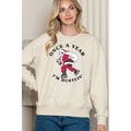 I Am Hustlin Santa Crewneck - Adult & Kids T-Shirts, Sweatshirts & Hoodies apparel design preview 1