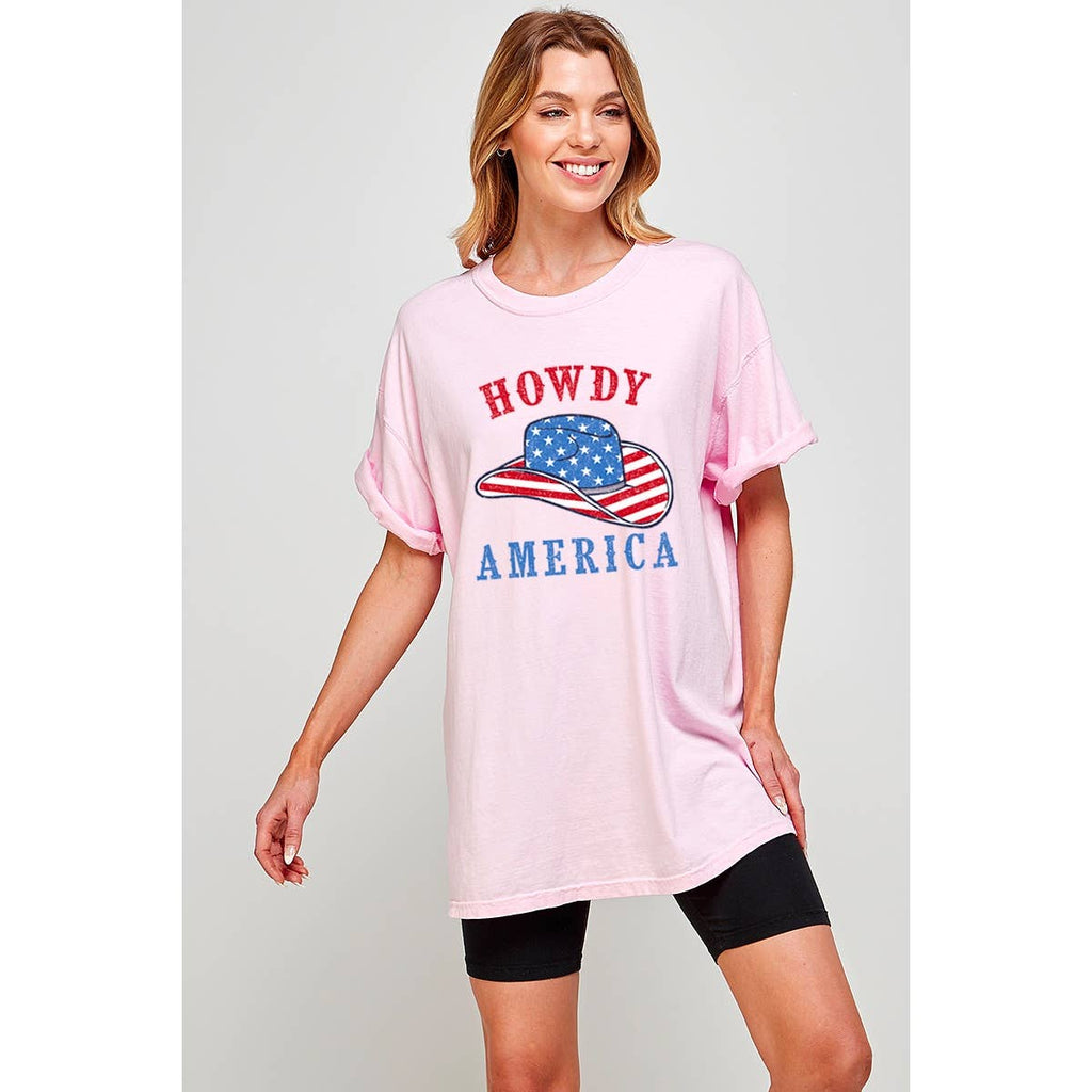 Howdy America Vintage Graphic Oversized - Adult & Kids T-Shirts, Sweatshirts & Hoodies apparel design preview 1