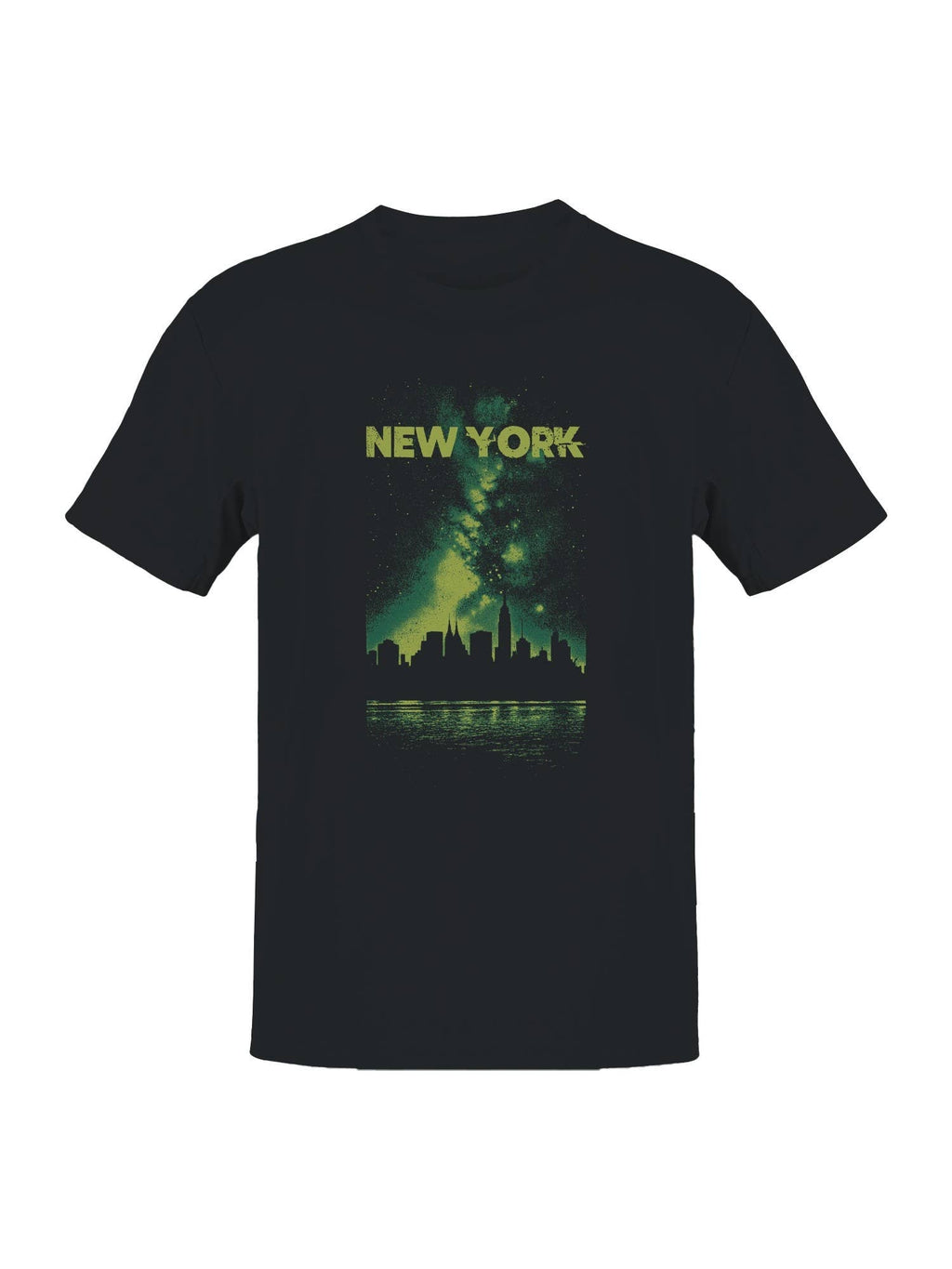 New York Skyline Nightscape Men's - Adult & Kids T-Shirts, Sweatshirts & Hoodies apparel design preview 1