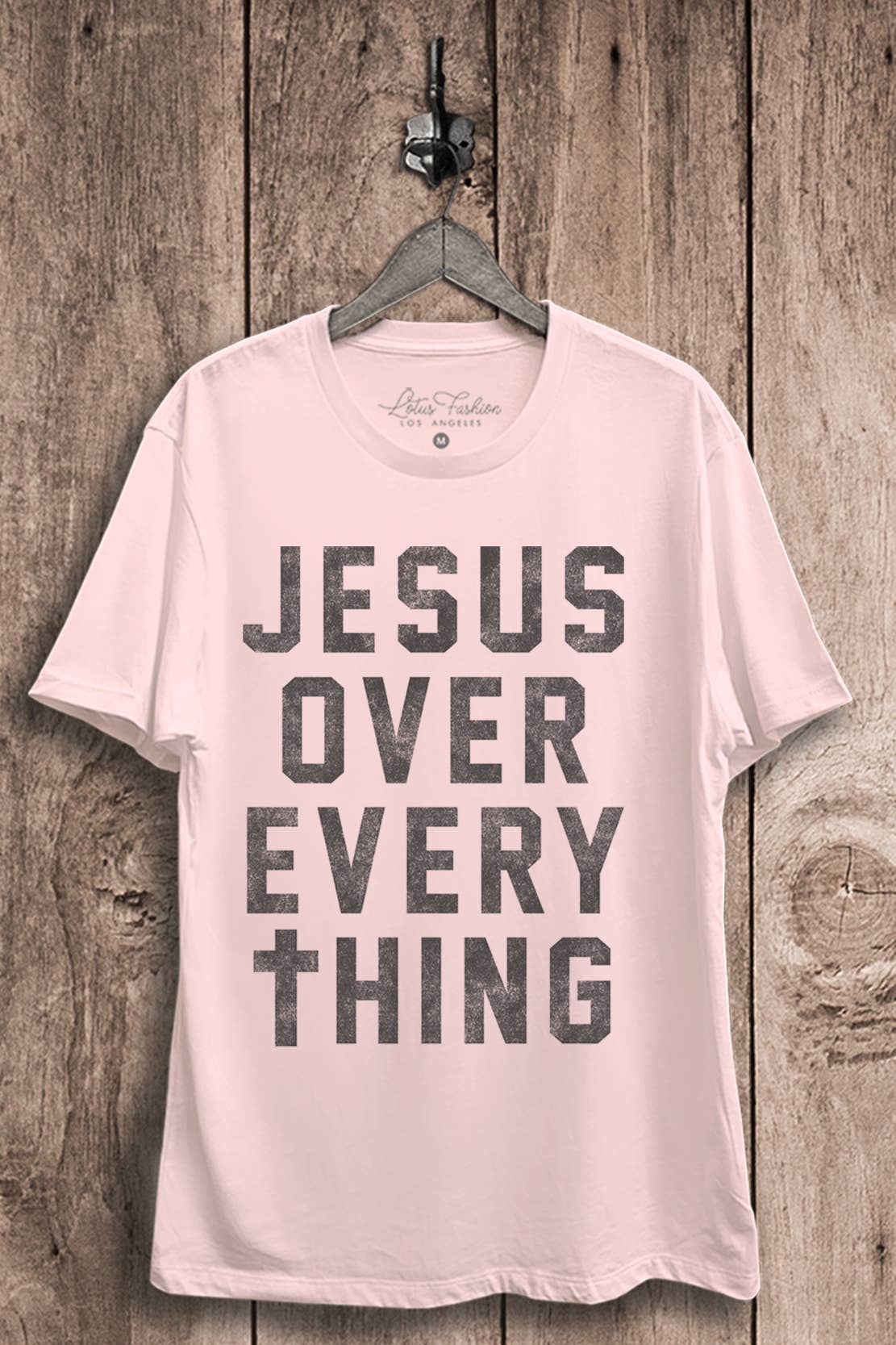 Jesus Over Everything Graphic Top - Adult & Kids T-Shirts, Sweatshirts & Hoodies apparel design preview 1