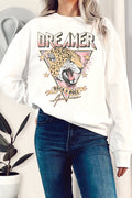 Dreamer Rock and Roll Leopard Graphix Terry - Adult & Kids T-Shirts, Sweatshirts & Hoodies apparel design preview 1