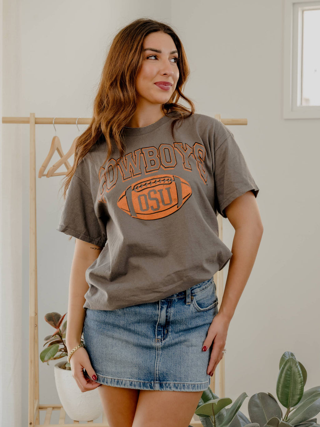 Osu Cowboys Wonka Football Charcoal Thrifted - Adult & Kids T-Shirts, Sweatshirts & Hoodies apparel design preview 1