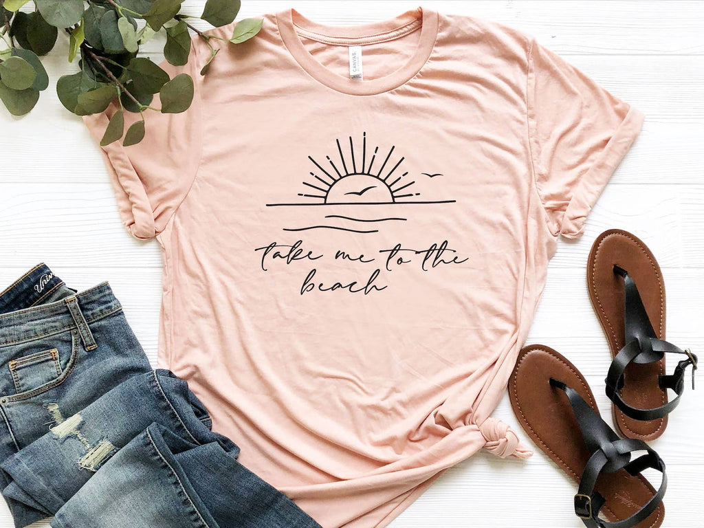 Take Me To the Beach - Adult & Kids T-Shirts, Sweatshirts & Hoodies apparel design preview 1