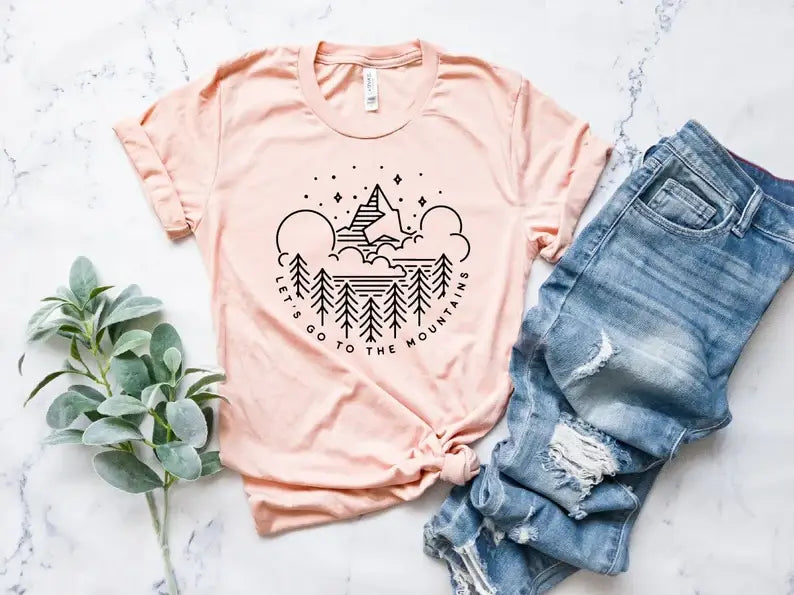 Let's Go To the Mountains - Adult & Kids T-Shirts, Sweatshirts & Hoodies apparel design preview 1