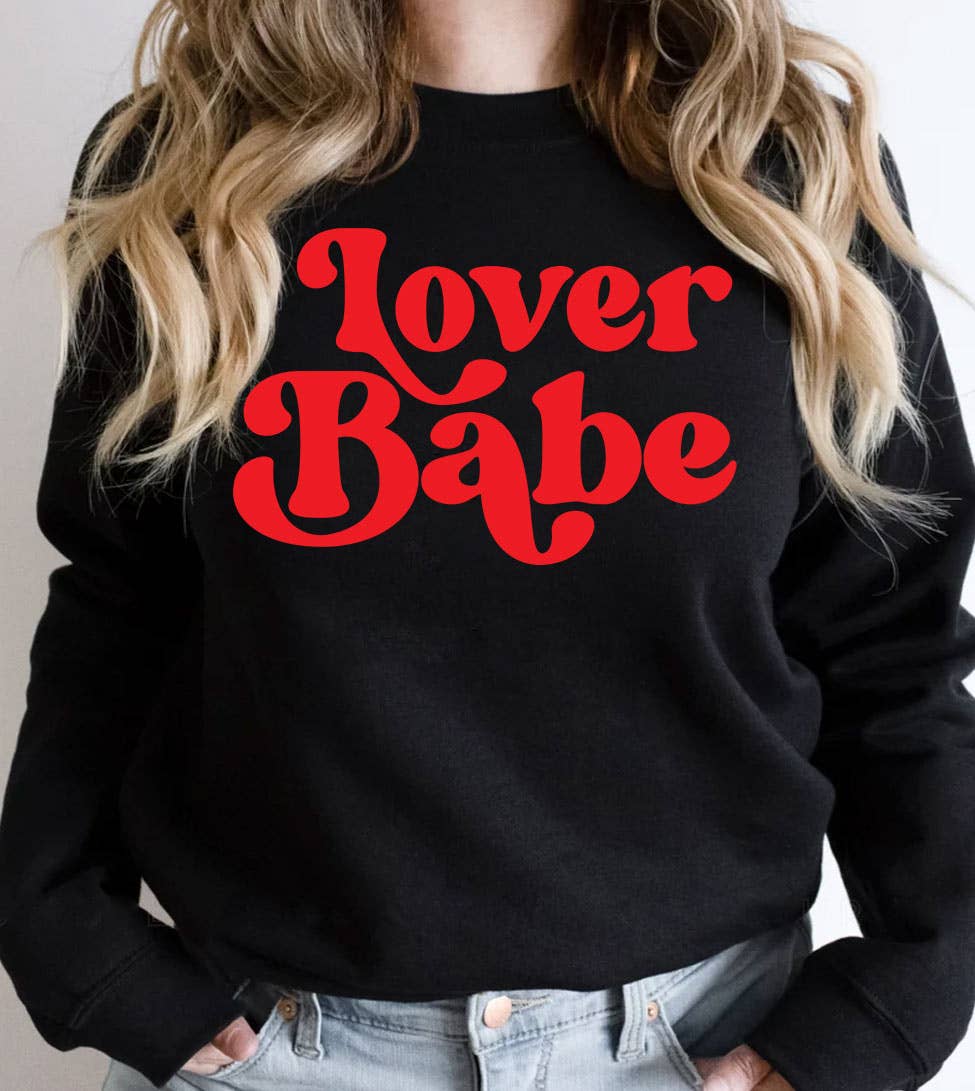 Lover Babe Valentine's Day Cute Sweet Love - Adult & Kids T-Shirts, Sweatshirts & Hoodies apparel design preview 1