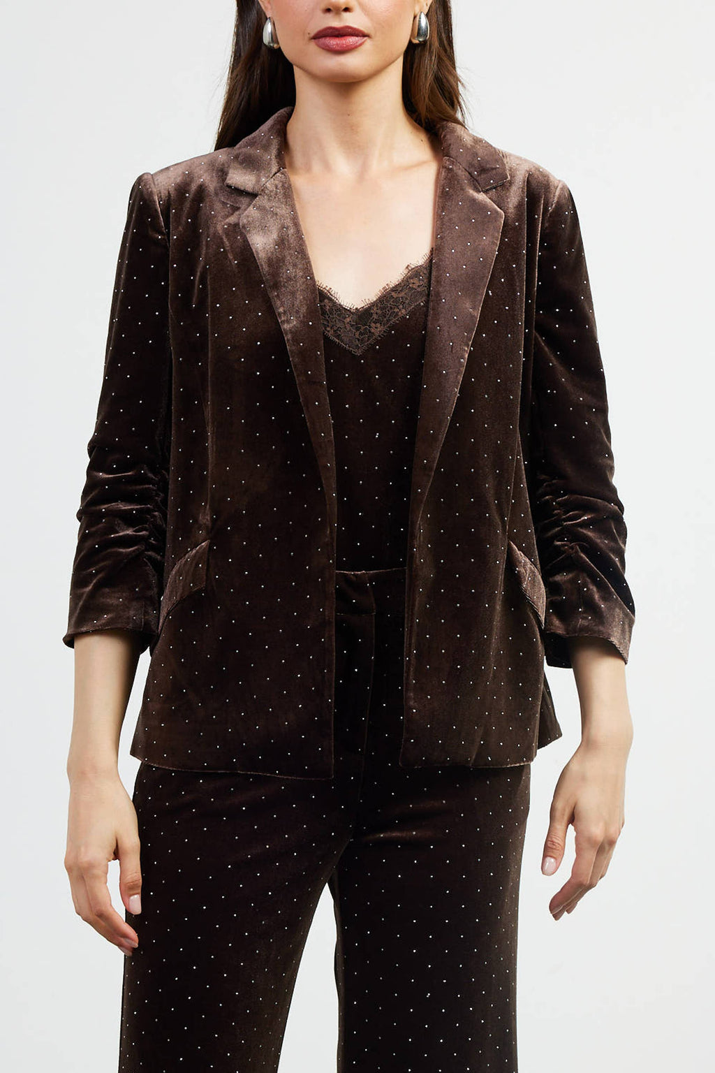 Rhinestone Velvet Blazer - Adult & Kids T-Shirts, Sweatshirts & Hoodies apparel design preview 1