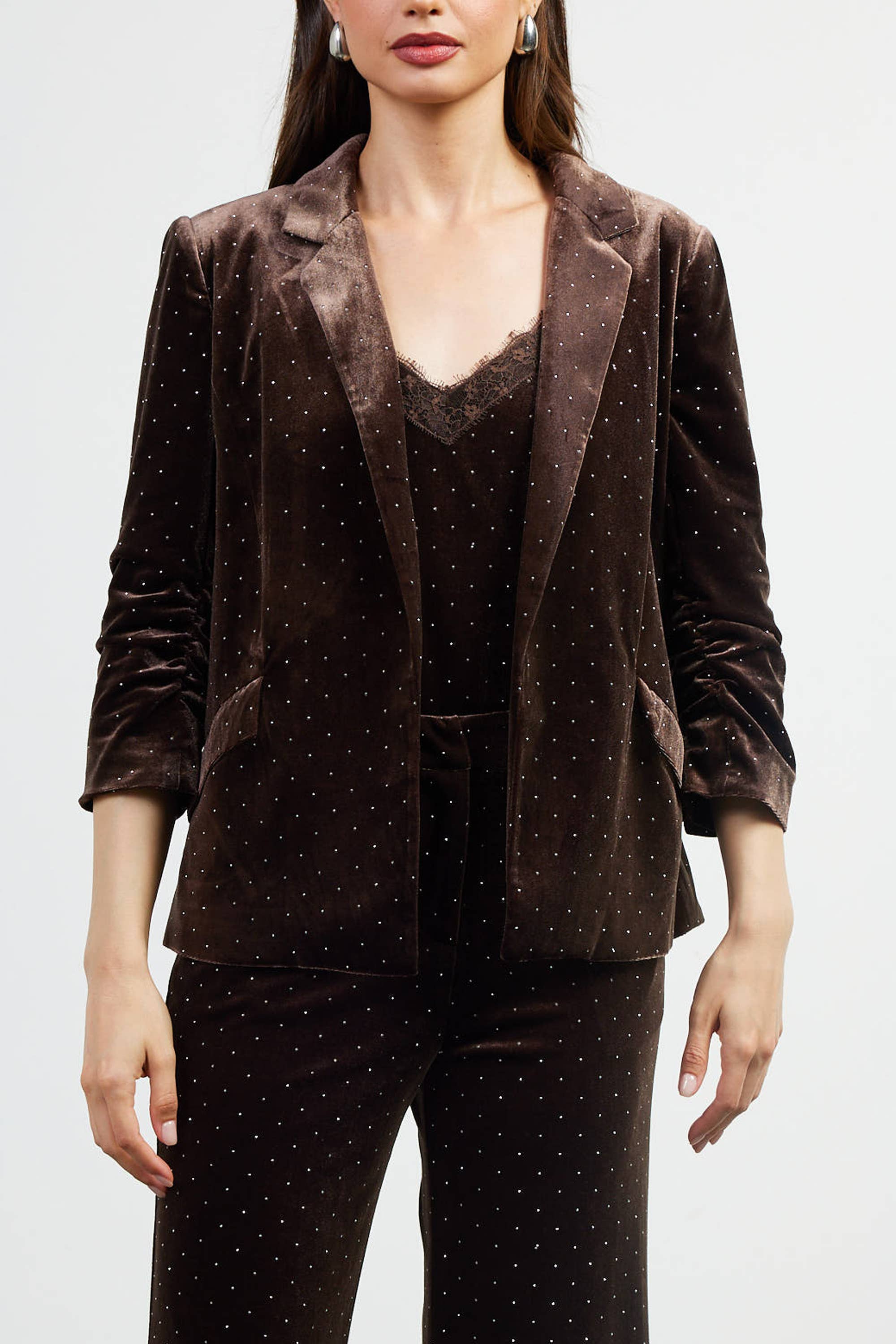Rhinestone Velvet Blazer - Adult & Kids T-Shirts, Sweatshirts & Hoodies apparel design preview 1