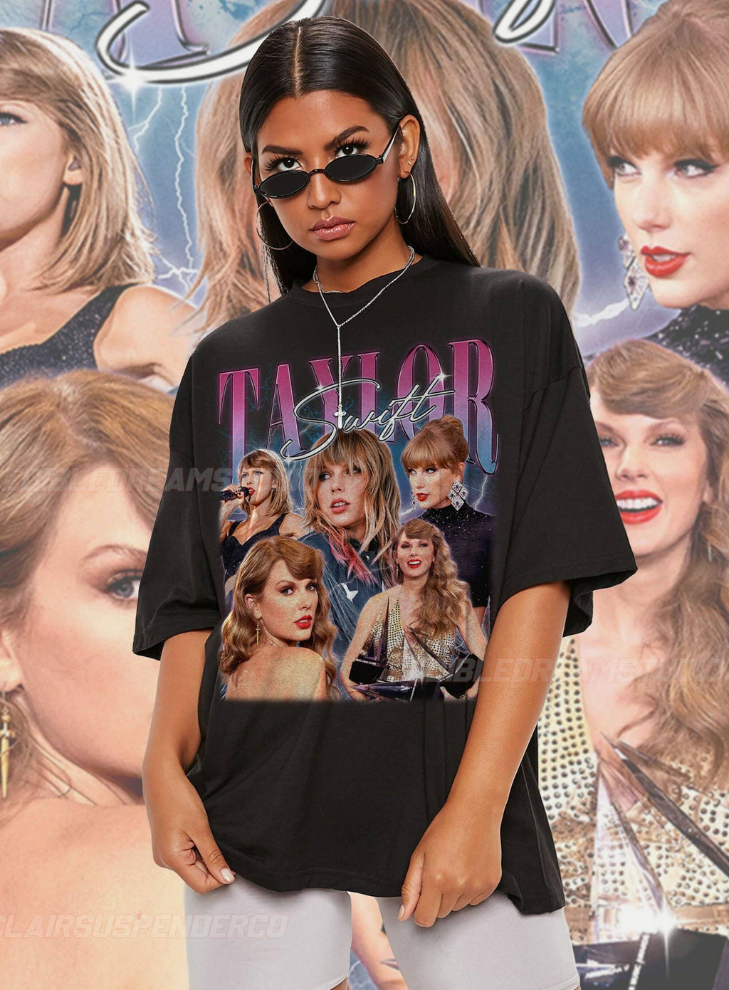 Taylor 90s Vintage Y2k Ts the Eras Tour Midnights - Adult & Kids T-Shirts, Sweatshirts & Hoodies apparel design preview 1