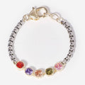 Multicolor Cz Box Chain Heart Closure Bracelet - Adult & Kids T-Shirts, Sweatshirts & Hoodies apparel design preview 1