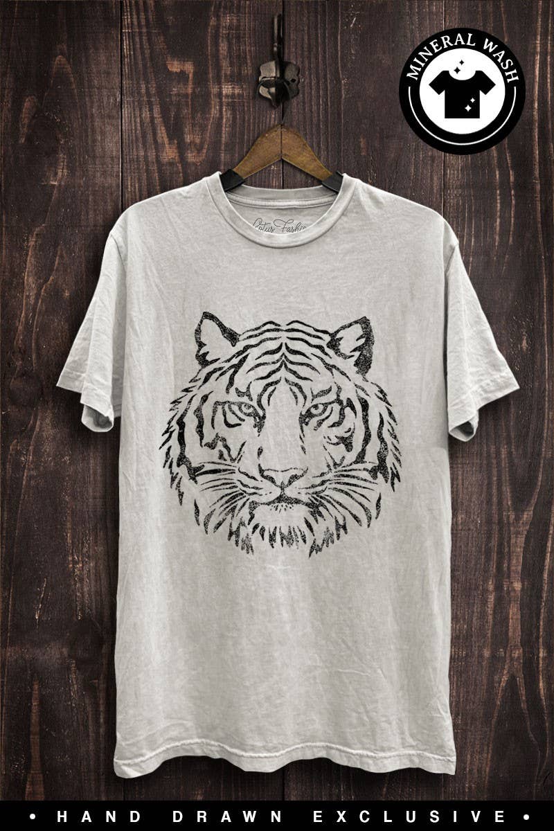 Tiger Face Graphic Top - Adult & Kids T-Shirts, Sweatshirts & Hoodies apparel design preview 1