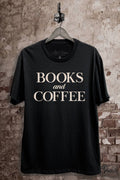 Books and Coffee Graphic Top - Adult & Kids T-Shirts, Sweatshirts & Hoodies apparel design preview 1