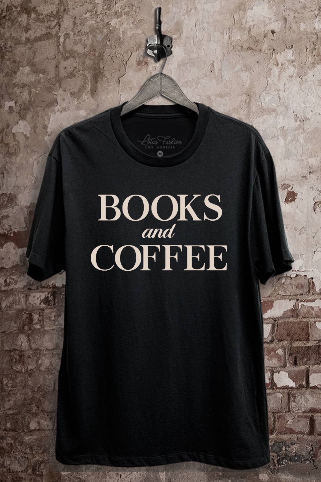 Books and Coffee Graphic Top - Adult & Kids T-Shirts, Sweatshirts & Hoodies apparel design preview 1
