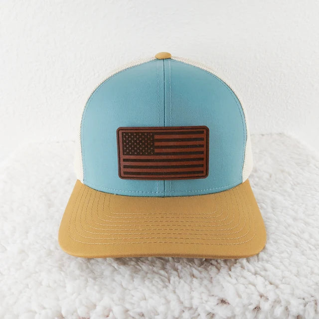 Pacific Trucker Snapback Cap Completed with American - Adult & Kids T-Shirts, Sweatshirts & Hoodies apparel design preview 1