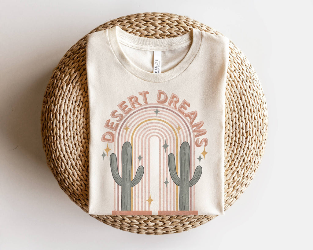 Desert Dreams Women's Graphic Western Cactus - Adult & Kids T-Shirts, Sweatshirts & Hoodies apparel design preview 1