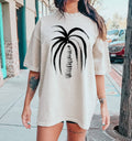 Palm Tree Silhouette Art Vintage Bk - Adult & Kids T-Shirts, Sweatshirts & Hoodies apparel design preview 1