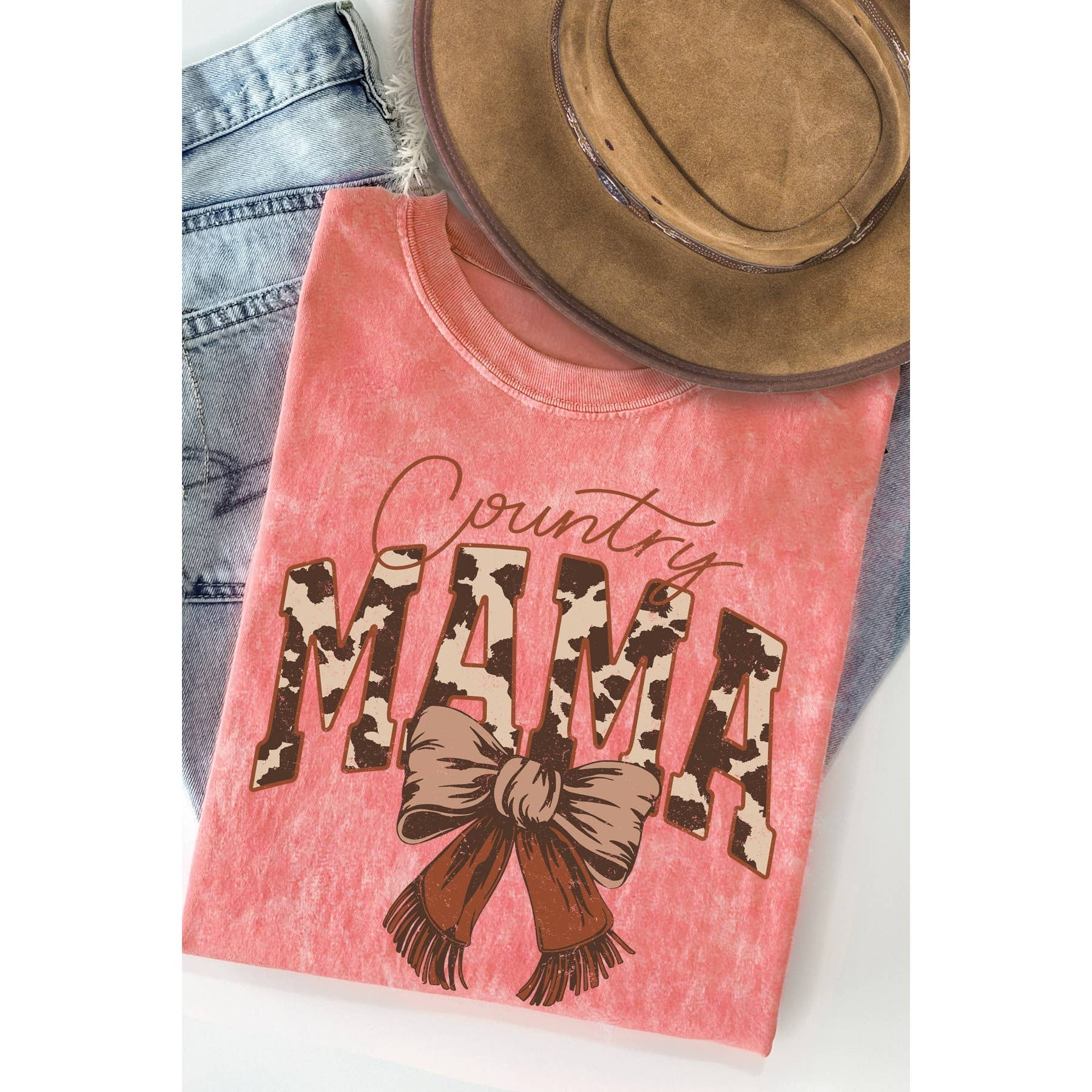 Country Mama Mineral Washed - Adult & Kids T-Shirts, Sweatshirts & Hoodies apparel design preview 1