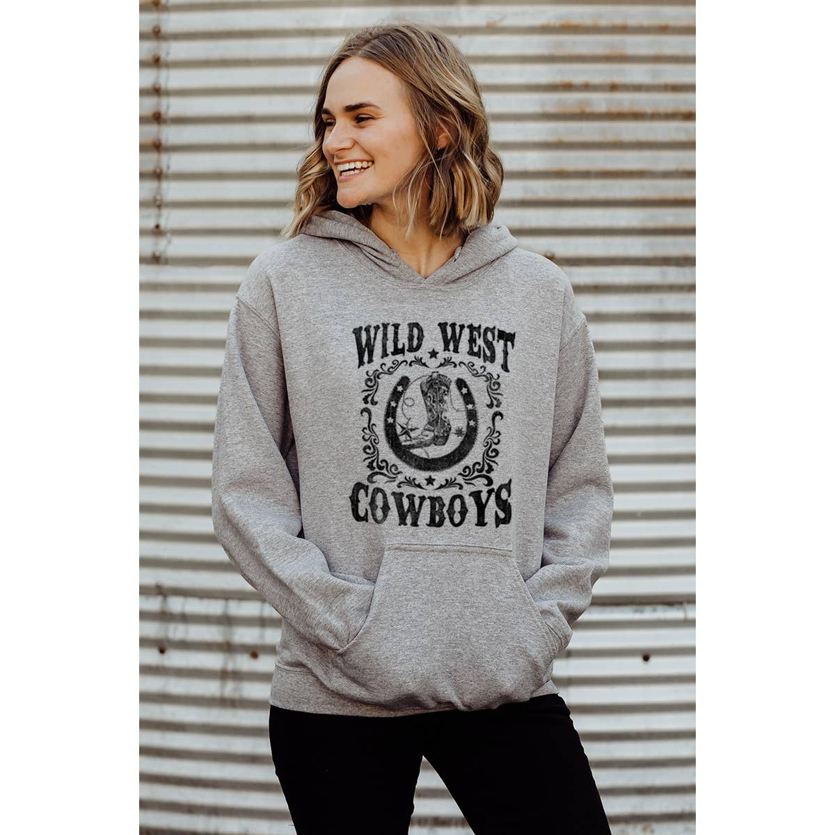 Wild West Cowboy Graphic - Adult & Kids T-Shirts, Sweatshirts & Hoodies apparel design preview 1