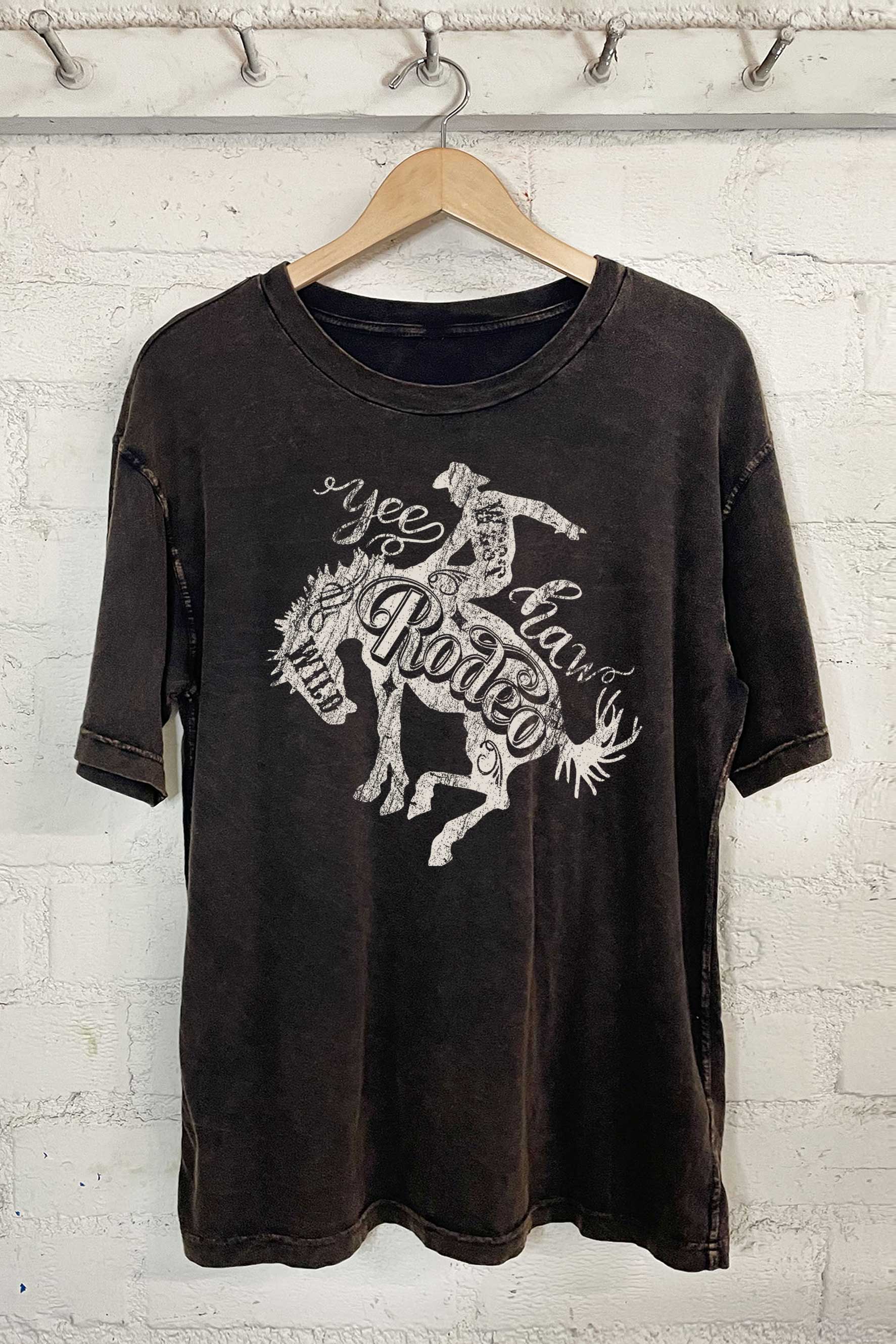 Yee Haw Wild Rodeo - Adult & Kids T-Shirts, Sweatshirts & Hoodies apparel design preview 1