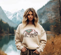 Aztec Buffalo Crew Neck - Adult & Kids T-Shirts, Sweatshirts & Hoodies apparel design preview 1