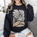 Retro Flower, Bold Floral, Boho - Adult & Kids T-Shirts, Sweatshirts & Hoodies apparel design preview 1