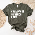Champagne French Fries - Adult & Kids T-Shirts, Sweatshirts & Hoodies apparel design preview 1