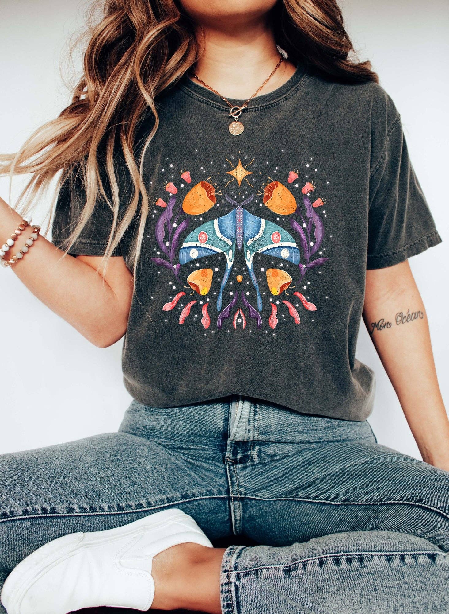 Blue Luna Celestial - Adult & Kids T-Shirts, Sweatshirts & Hoodies apparel design preview 1