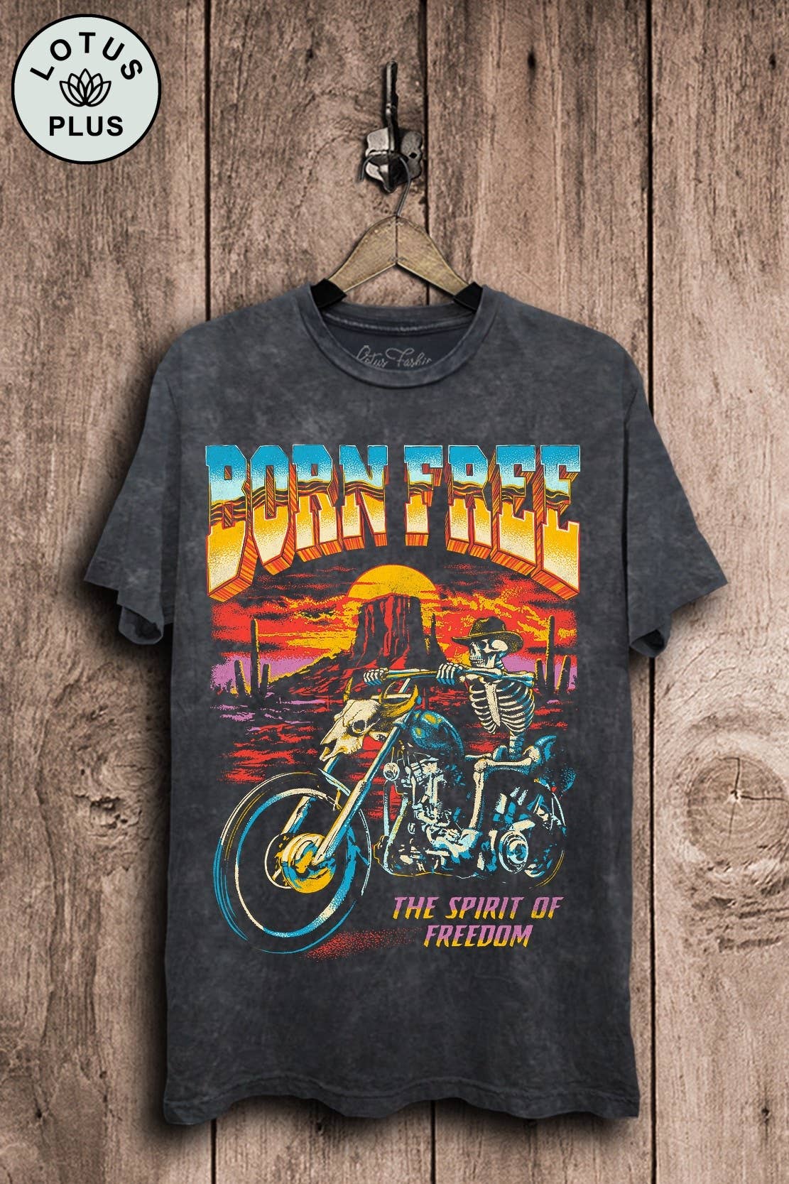 Born Free the Spirit of Freedom Graphic Top - Adult & Kids T-Shirts, Sweatshirts & Hoodies apparel design preview 1