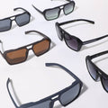 Men's Fashion Square Shape Frame Sunglasses - Adult & Kids T-Shirts, Sweatshirts & Hoodies apparel design preview 1