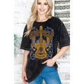 Nashville Music Unisex Oversized Mineral Wash - Adult & Kids T-Shirts, Sweatshirts & Hoodies apparel design preview 1