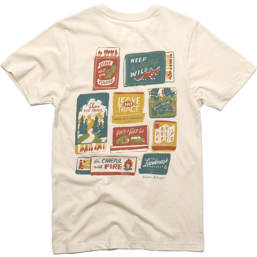 Leave No Trace Matchbooks Unisex Short Sleeve - Adult & Kids T-Shirts, Sweatshirts & Hoodies apparel design preview 1